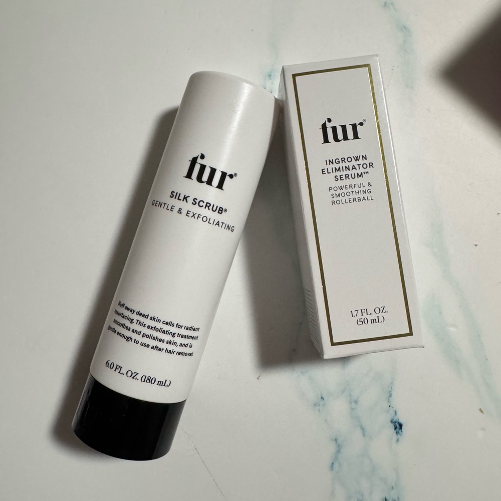 Fur Silk Scrub and Ingrown Eliminator Serum Set